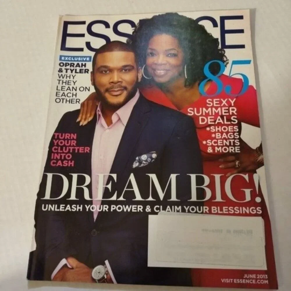 ESSENCE MAGAZINE-JUNE 2013-OPRAH & TYLER PERRY-VINTAGE-LIKE NEW